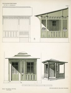 Arquitectura en madera, c.1900